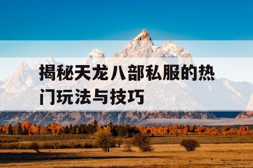 揭秘天龙八部私服的热门玩法与技巧