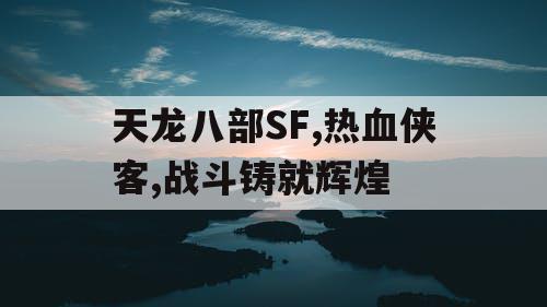 天龙八部SF,热血侠客,战斗铸就辉煌