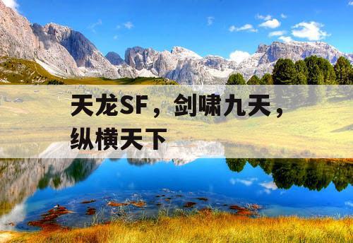天龙SF，剑啸九天，纵横天下