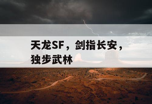 天龙SF，剑指长安，独步武林