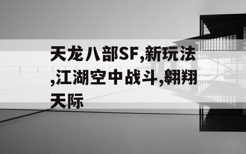 天龙八部SF,新玩法,江湖空中战斗,翱翔天际
