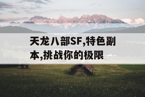 天龙八部SF,特色副本,挑战你的极限