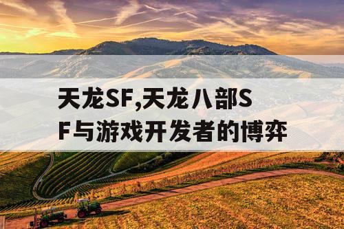 天龙SF,天龙八部SF与游戏开发者的博弈