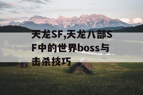 天龙SF,天龙八部SF中的世界boss与击杀技巧 天龙SF,天龙八部SF中的世界boss与击杀技巧