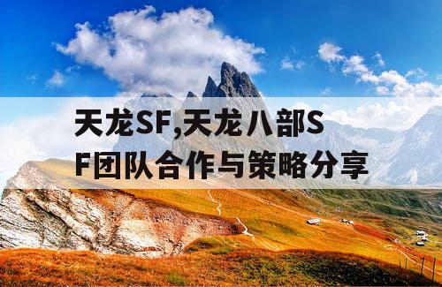 天龙SF,天龙八部SF团队合作与策略分享