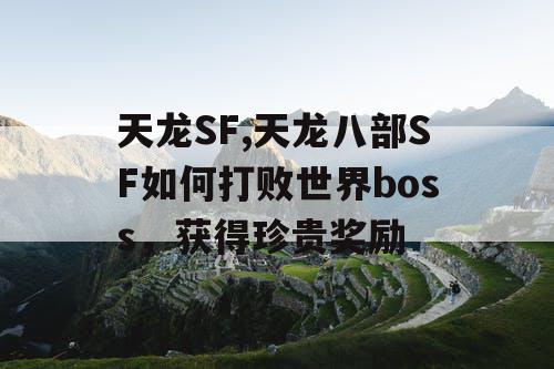 天龙SF,天龙八部SF如何打败世界boss，获得珍贵奖励