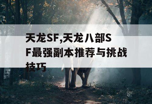 天龙SF,天龙八部SF最强副本推荐与挑战技巧