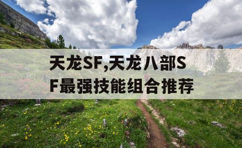 天龙SF,天龙八部SF最强技能组合推荐