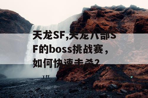 天龙SF,天龙八部SF的boss挑战赛，如何快速击杀？