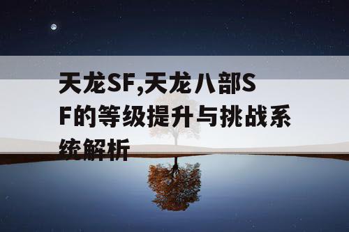 天龙SF,天龙八部SF的等级提升与挑战系统解析