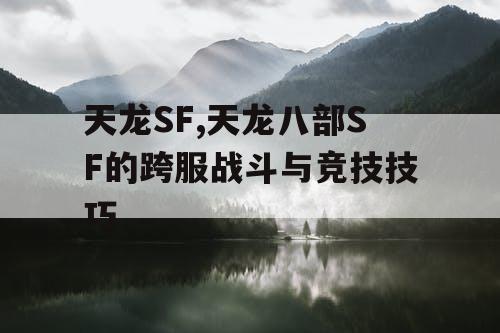 天龙SF,天龙八部SF的跨服战斗与竞技技巧