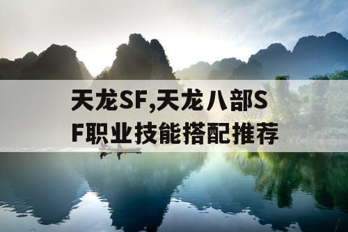 天龙SF,天龙八部SF职业技能搭配推荐