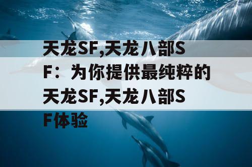 天龙SF,天龙八部SF：为你提供最纯粹的天龙SF,天龙八部SF体验