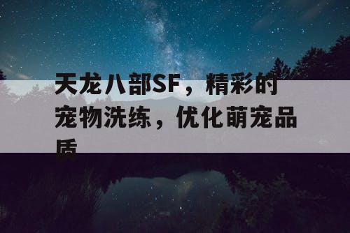 天龙八部SF，精彩的宠物洗练，优化萌宠品质