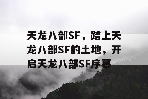 天龙八部SF，踏上天龙八部SF的土地，开启天龙八部SF序幕