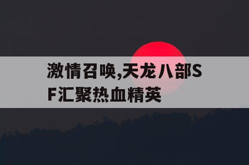 激情召唤,天龙八部SF汇聚热血精英
