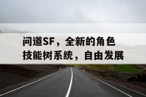 问道SF，全新的角色技能树系统，自由发展