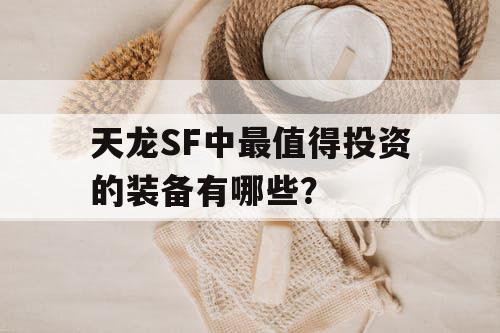 天龙SF中最值得投资的装备有哪些？
