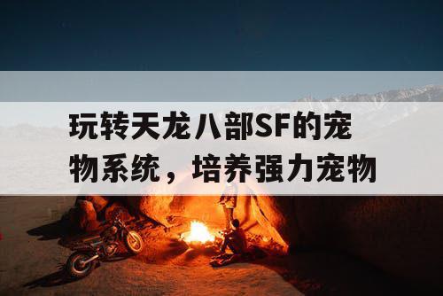 玩转天龙八部SF的宠物系统，培养强力宠物