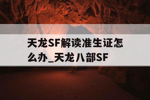 天龙SF解读准生证怎么办_天龙八部SF