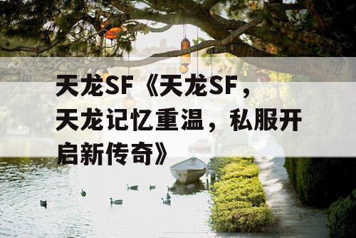 天龙SF《天龙SF，天龙记忆重温，私服开启新传奇》
