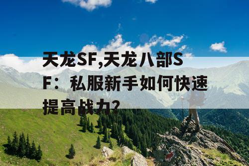 天龙SF,天龙八部SF：私服新手如何快速提高战力？
