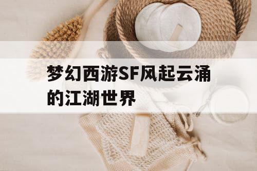 梦幻西游SF风起云涌的江湖世界