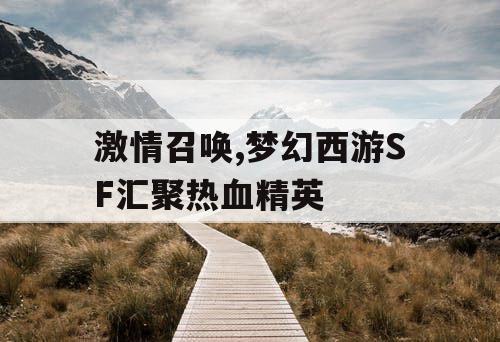 激情召唤,梦幻西游SF汇聚热血精英