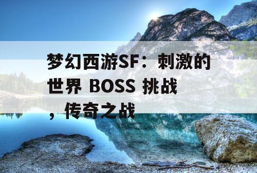 梦幻西游SF：刺激的世界 BOSS 挑战，传奇之战