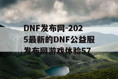 DNF发布网-2025最新的DNF公益服发布网游戏体验57