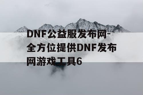 DNF公益服发布网-全方位提供DNF发布网游戏工具6