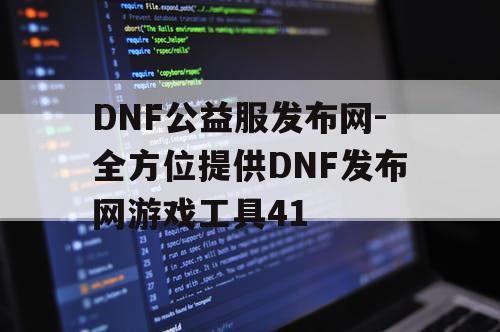 DNF公益服发布网-全方位提供DNF发布网游戏工具41