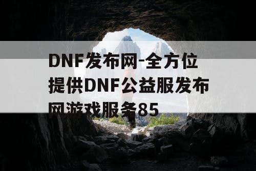 DNF发布网-全方位提供DNF公益服发布网游戏服务85