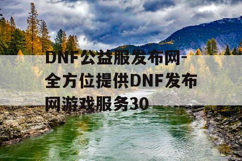DNF公益服发布网-全方位提供DNF发布网游戏服务30