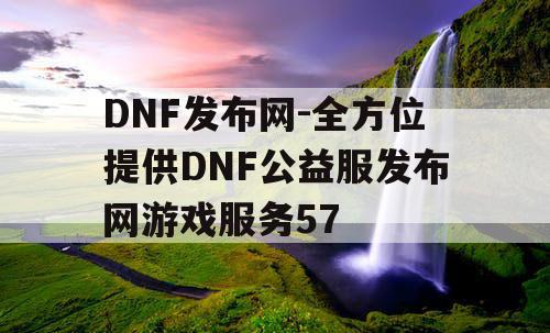 DNF发布网-全方位提供DNF公益服发布网游戏服务57