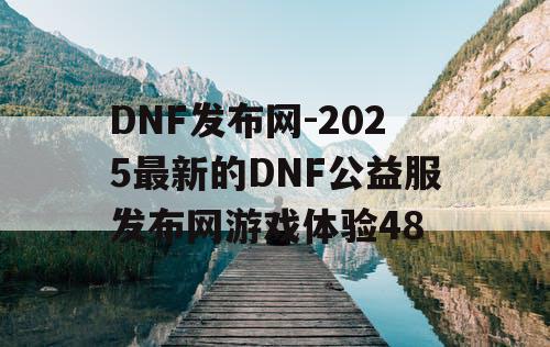 DNF发布网-2025最新的DNF公益服发布网游戏体验48