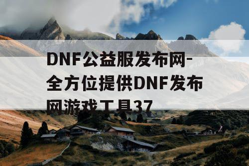 DNF公益服发布网-全方位提供DNF发布网游戏工具37