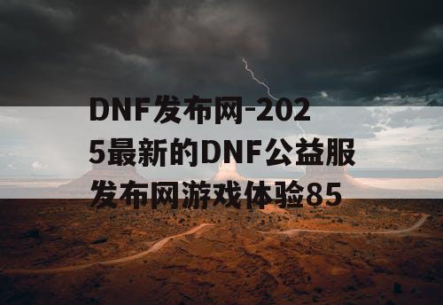 DNF发布网-2025最新的DNF公益服发布网游戏体验85