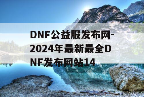 DNF公益服发布网-2024年最新最全DNF发布网站14