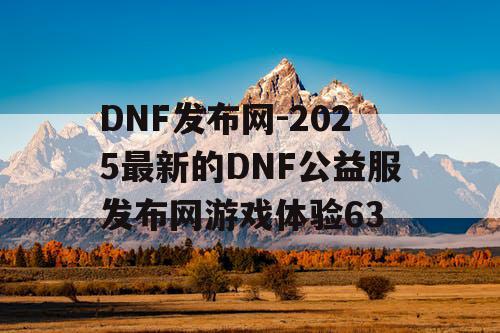 DNF发布网-2025最新的DNF公益服发布网游戏体验63