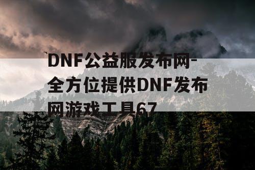 DNF公益服发布网-全方位提供DNF发布网游戏工具67