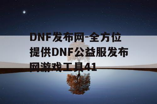 DNF发布网-全方位提供DNF公益服发布网游戏工具41