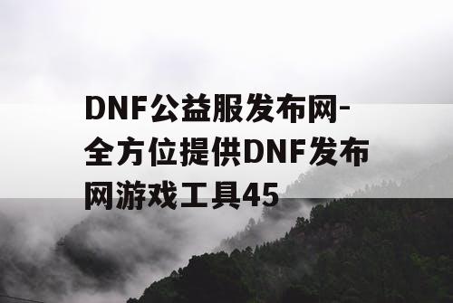 DNF公益服发布网-全方位提供DNF发布网游戏工具45 DNF公益服发布网-全方位提供DNF发布网游戏工具45