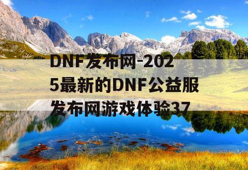 DNF发布网-2025最新的DNF公益服发布网游戏体验37