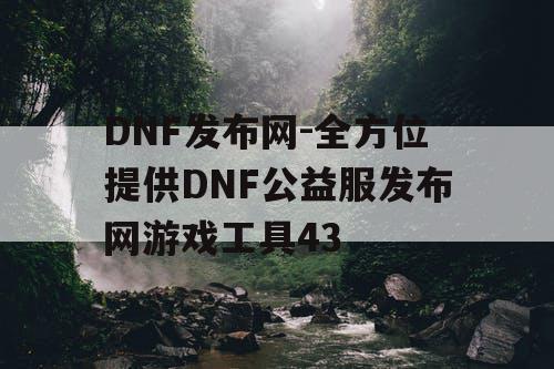 DNF发布网-全方位提供DNF公益服发布网游戏工具43