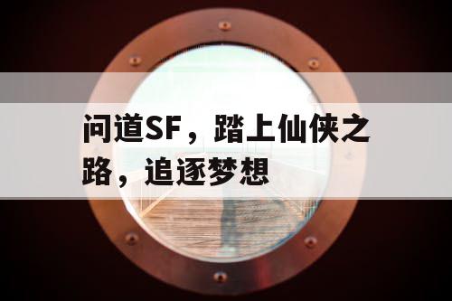 问道SF，踏上仙侠之路，追逐梦想