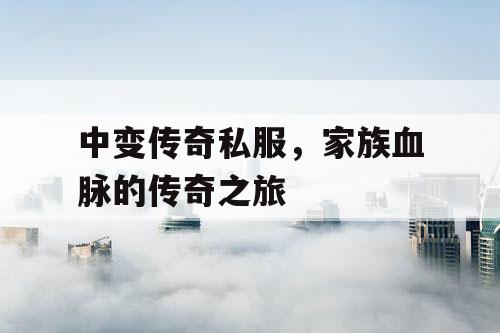 中变传奇私服,家族血脉的传奇之旅 中变传奇私服,家族血脉的传奇之旅
