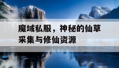 魔域私服，神秘的仙草采集与修仙资源