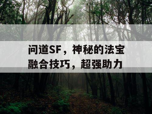 问道SF，神秘的法宝融合技巧，超强助力