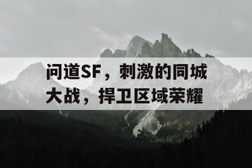 问道SF，刺激的同城大战，捍卫区域荣耀